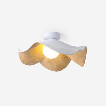 Adjustable Pendant Light with Metal & Resin Shade for Living Room, Bedroom, Dining Room | Modern Flush Mount Ceiling Fixture | 59 in Drop