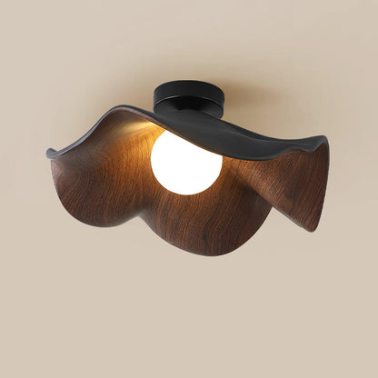 Adjustable Pendant Light with Metal & Resin Shade for Living Room, Bedroom, Dining Room | Modern Flush Mount Ceiling Fixture | 59 in Drop