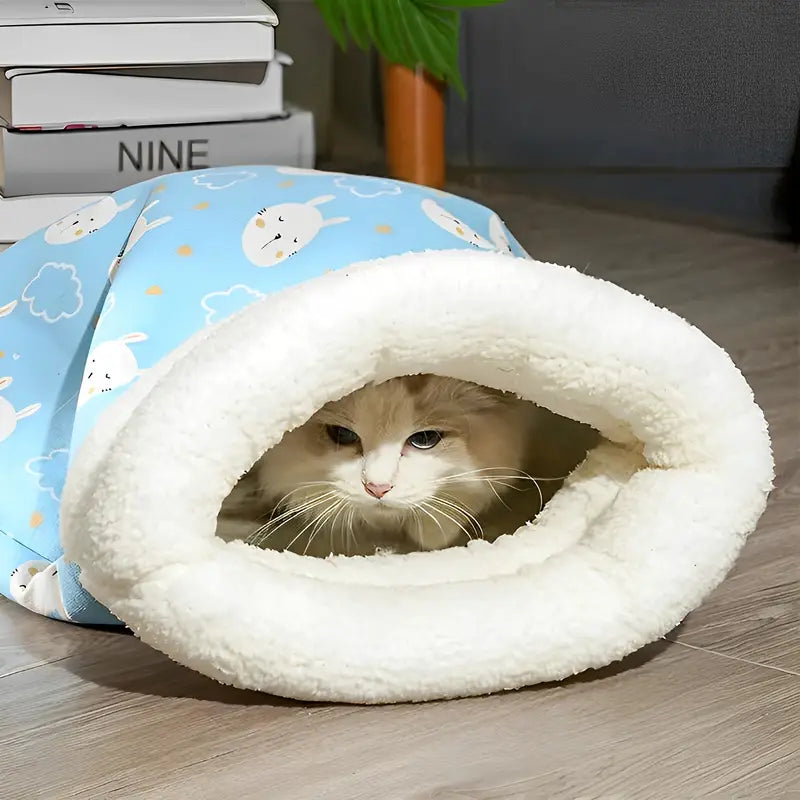 PurrLounge™ - Cat Sleeping Pouch Bag