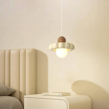 Retro Globe Pendant Light with Curved Shade – G9 Socket Ceiling Fixture for Dining Room Kitchen Bedroom – Adjustable Hanging Lamp Modern