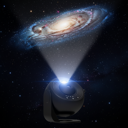 Galaxy Projector, Star Projector for Bedroom and Kids Room, Galaxy Light with Adjustable Angle and Sleep Timer
