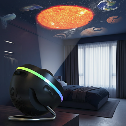 Galaxy Projector, Star Projector for Bedroom and Kids Room, Galaxy Light with Adjustable Angle and Sleep Timer