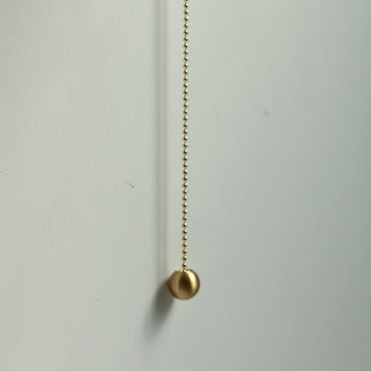 Swing Arm Reading Sconce with Ceramic Shade | Rotatable Bedside Wall Fixture with Pull Chain Switch | Modern Brass Task Light for Bedroom