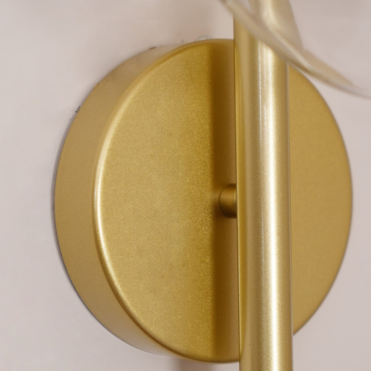 Modern Glass Sconce Light for Bedroom Hallway | Textured LED Wall Fixture Black or Gold Finish | Indoor Ambient Lighting