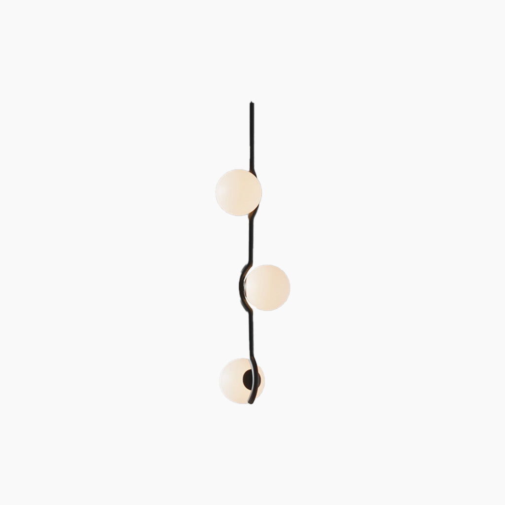 Multi-Globe Hanging Fixture with Adjustable LED Lighting for Dining Areas, Bedrooms & Entryways – Metal Frame with Glass Spheres in Black or