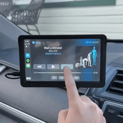 Wireless CarPlay & Android Auto Dash Display for Any Car, 7-11 Inch Touchscreen with GPS Navigation, Handsfree Calling, Voice Control & Dash