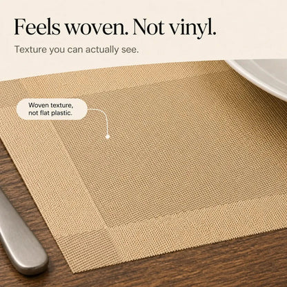 DINEBELLE – Woven Placemats for Elegant Table Styling