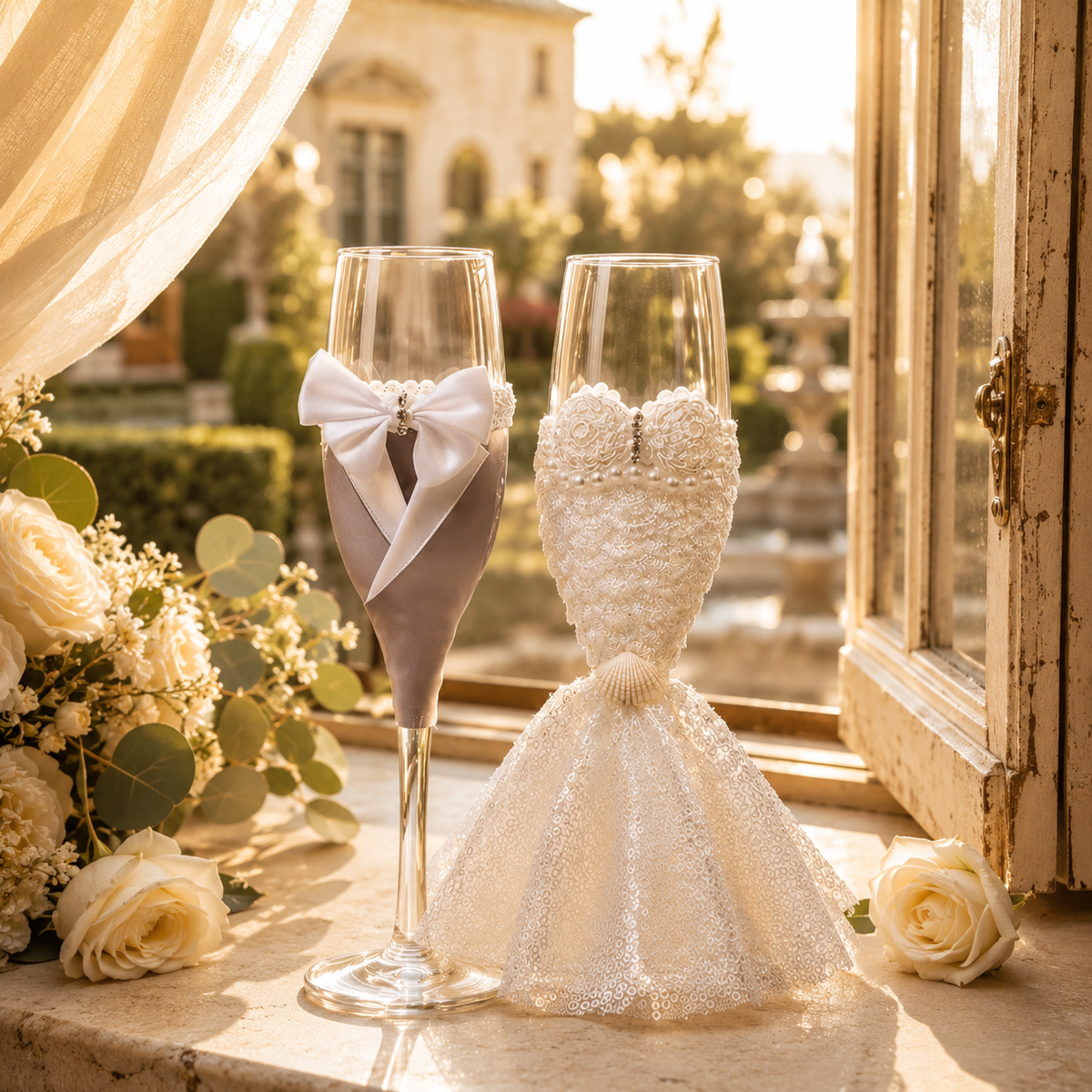 EverVow™ – Wedding Toast Glass Set