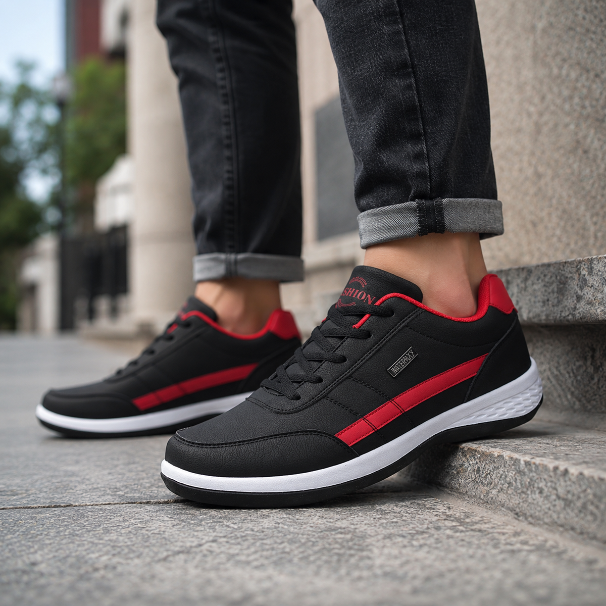 Lightweight Cushioned Sneakers for Comfort and Flexibility – Ideal for Walking