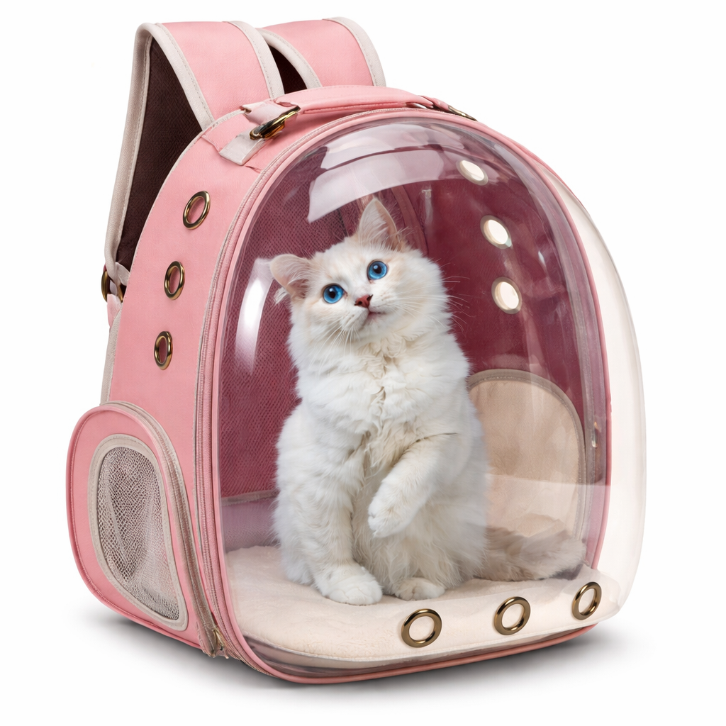 Comfort Pet | Cat Carrier Backpack with Breathable Mesh & Ergonomic Design | Airline Approved for Safe Travel