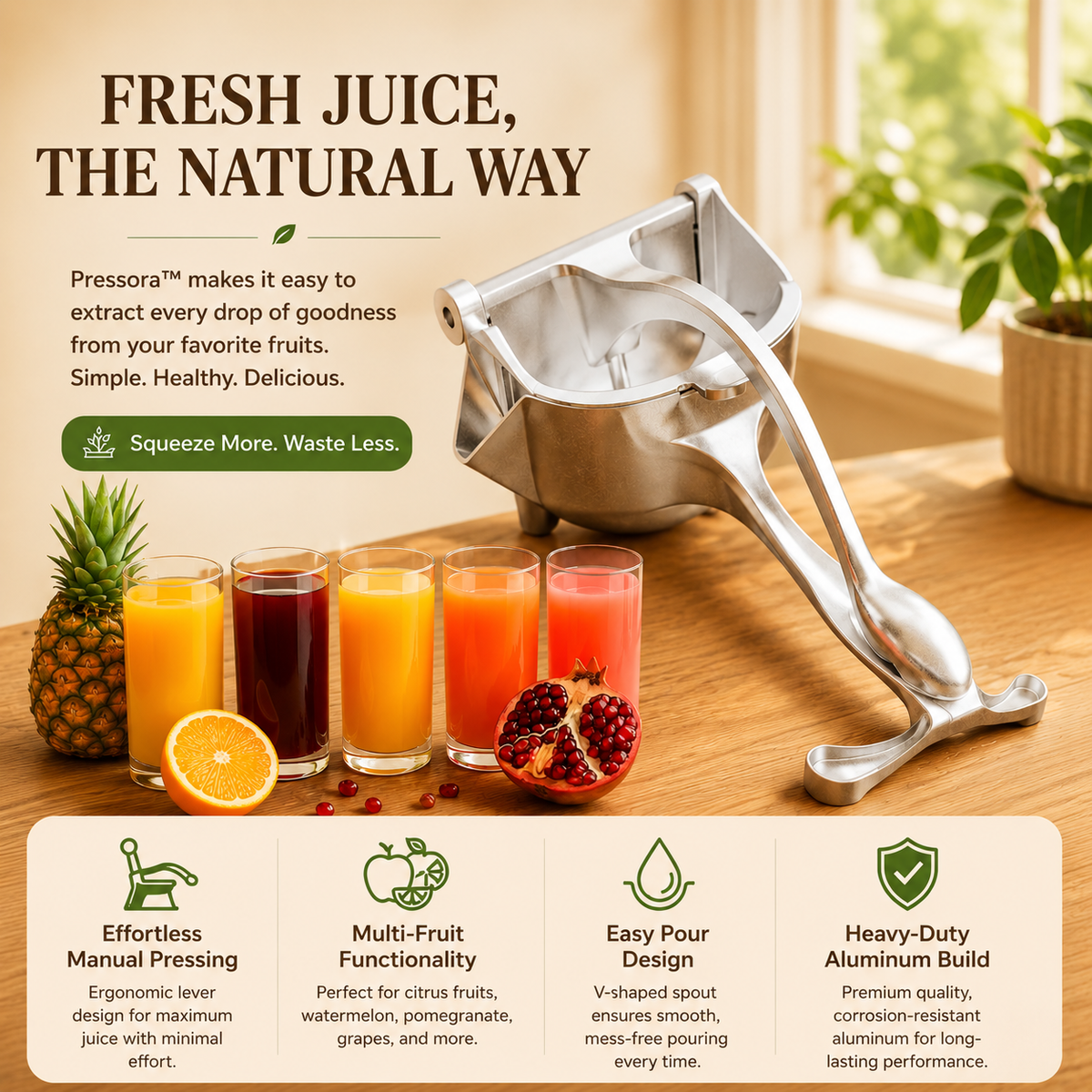Pressora™ - Manual Juicer
