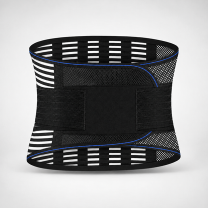Adjustable Lower Back Support Brace with Dual-Strap Compression for Pain Relief & Posture Correction