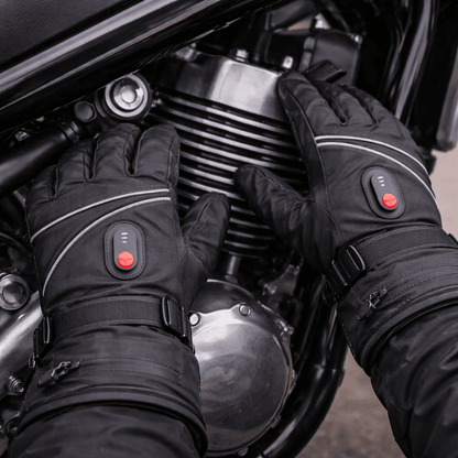 Battery-Powered Winter Gloves with Built-In Hand Warmers for Skiing Snowboarding Cycling Hiking Cold Weather