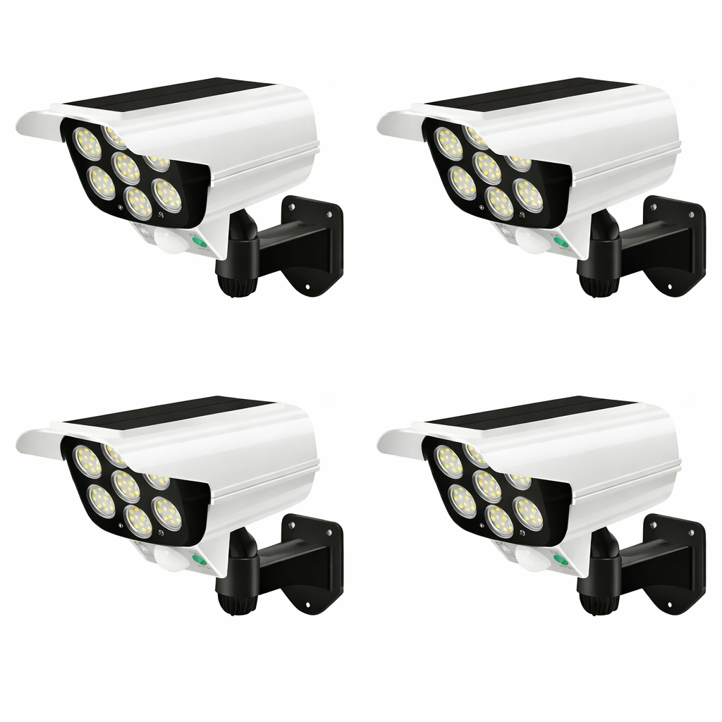 2000LM Motion Sensor Solar-Powered LED Security Floodlight