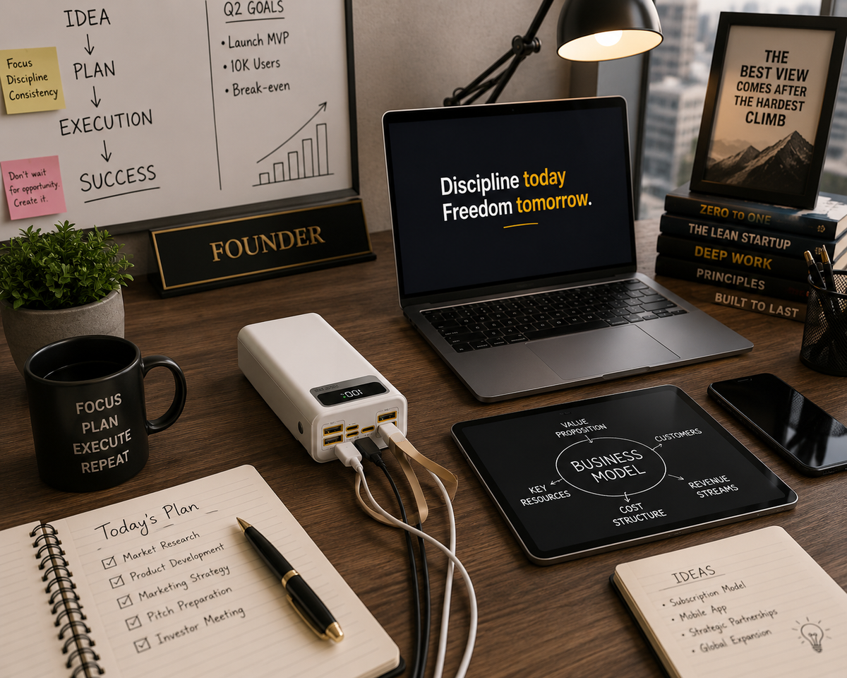 Best Power Bank | Best Portable Charger with LED Indicator & Multi-USB Ports | High-Capacity Portable Power Bank for iPhone, Samsung & Android
