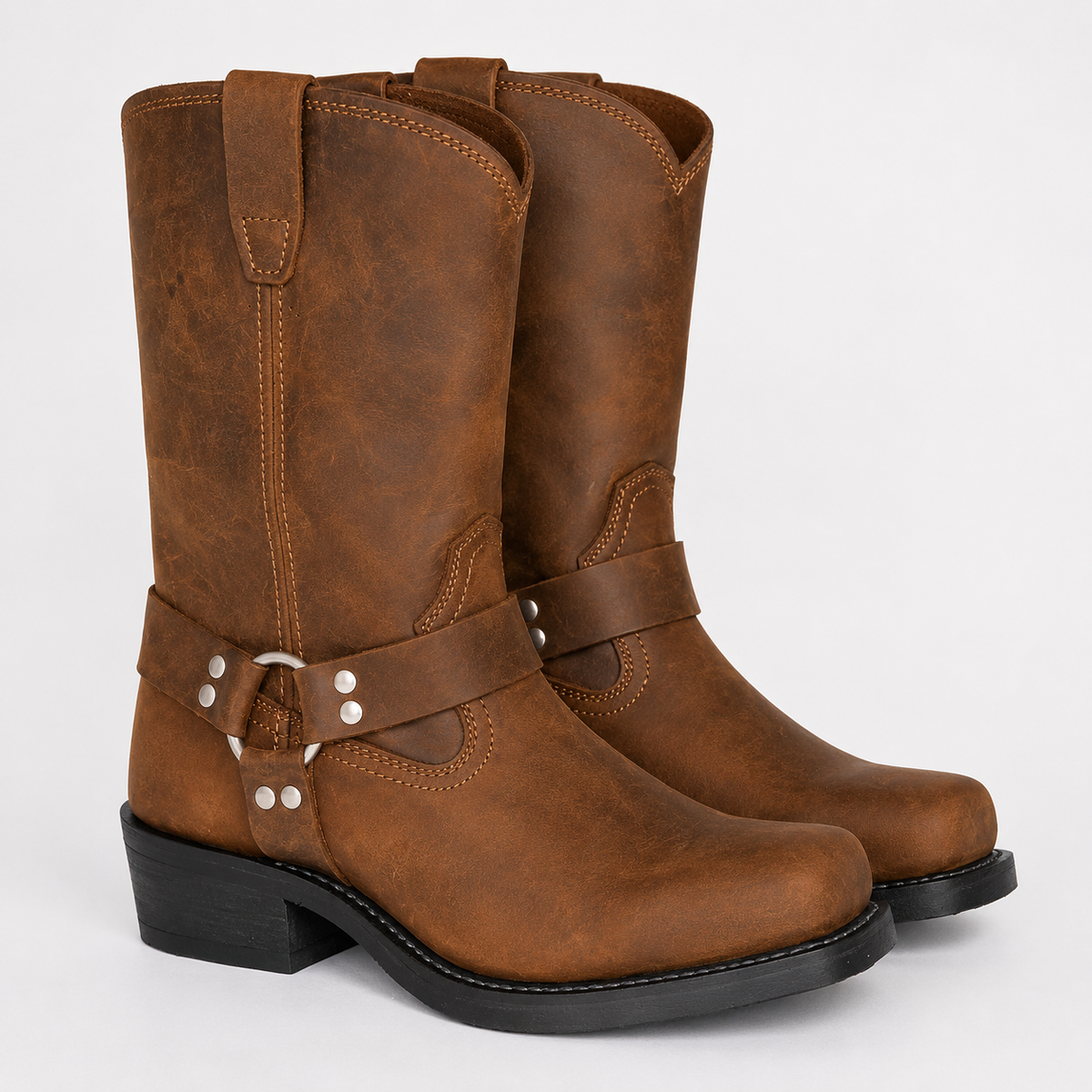 IRONVAULT – Waterproof Harness Boots Durable Outdoor Footwear