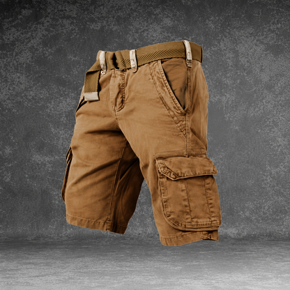 RUGGAREX – Men Cargo Shorts Lightweight Multi Pocket Casual Wear
