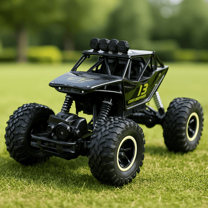 All-Terrain 4WD Radio-Controlled Truck 14" 2.4GHz Wireless High-Speed Crawler for Kids & Hobbyists Dirt Grass Rock Climbing Backyard Racing
