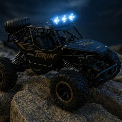 All-Terrain 4WD Radio-Controlled Truck 14" 2.4GHz Wireless High-Speed Crawler for Kids & Hobbyists Dirt Grass Rock Climbing Backyard Racing