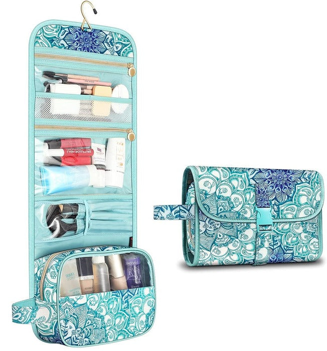Chic Makeup Storage Bag | Portable Hanging Organizer with Multiple Compartments for Effortless Travel