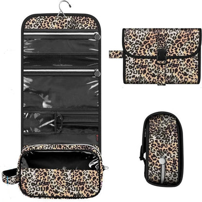 Chic Makeup Storage Bag | Portable Hanging Organizer with Multiple Compartments for Effortless Travel