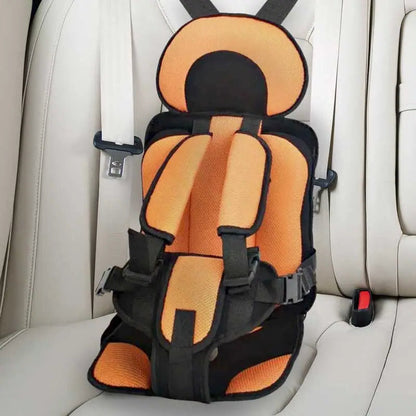 Portable Booster Seat with Safety Harness for Kids – Adjustable Travel Car Seat Cushion with Breathable Mesh and Soft Padding – Ages 0-12