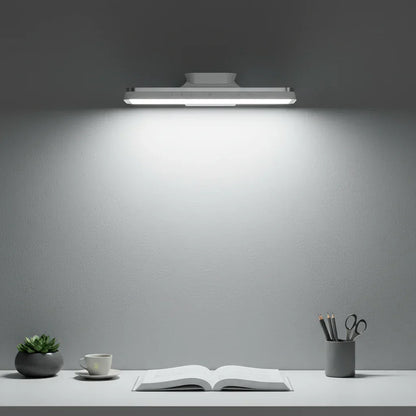 Rechargeable LED Reading Light 12 Inch Magnetic Mount Adjustable Brightness Touch Control Portable Detachable Aluminum Sconce for Bedroom Ha