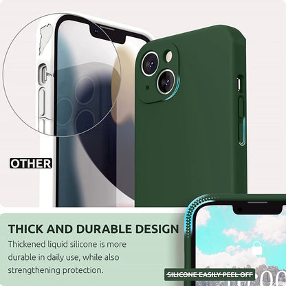 Soft-Touch Silicone Phone Case for iPhone 17, 16, Pro, Max & Air – Shock-Absorbing Protection with Anti-Fingerprint Finish