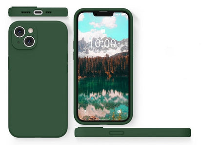 Soft-Touch Silicone Phone Case for iPhone 17, 16, Pro, Max & Air – Shock-Absorbing Protection with Anti-Fingerprint Finish