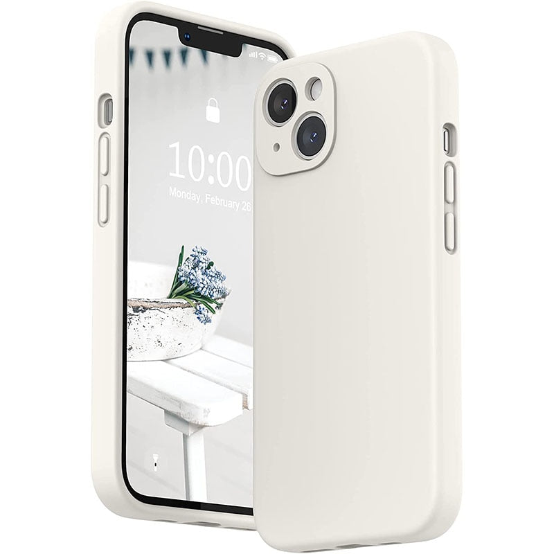 Soft-Touch Silicone Phone Case for iPhone 17, 16, Pro, Max & Air – Shock-Absorbing Protection with Anti-Fingerprint Finish
