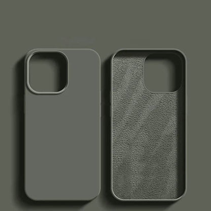 Soft-Touch Silicone Phone Case for iPhone 17, 16, Pro, Max & Air – Shock-Absorbing Protection with Anti-Fingerprint Finish