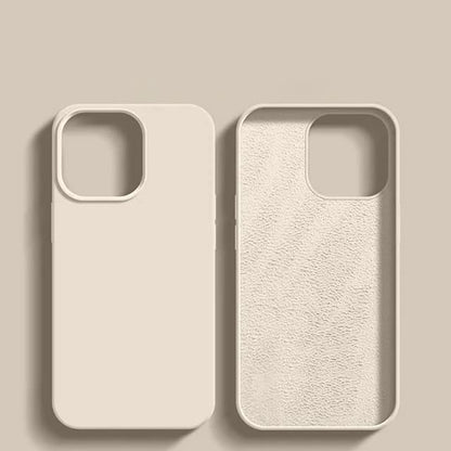 Soft-Touch Silicone Phone Case for iPhone 17, 16, Pro, Max & Air – Shock-Absorbing Protection with Anti-Fingerprint Finish