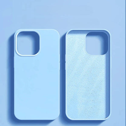 Soft-Touch Silicone Phone Case for iPhone 17, 16, Pro, Max & Air – Shock-Absorbing Protection with Anti-Fingerprint Finish