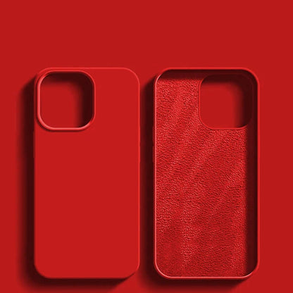 Soft-Touch Silicone Phone Case for iPhone 17, 16, Pro, Max & Air – Shock-Absorbing Protection with Anti-Fingerprint Finish