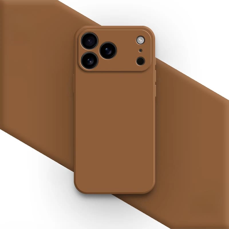 Soft-Touch Silicone Phone Case for iPhone 17, 16, Pro, Max & Air – Shock-Absorbing Protection with Anti-Fingerprint Finish