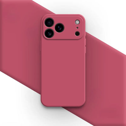 Soft-Touch Silicone Phone Case for iPhone 17, 16, Pro, Max & Air – Shock-Absorbing Protection with Anti-Fingerprint Finish