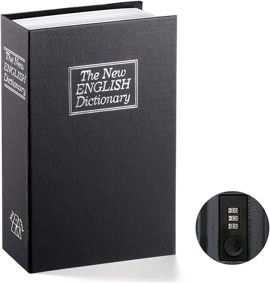 Clever Hideaway | Hidden Compartment Book Safe with Dual Locking Options | Discreet Storage for Valuables