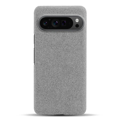 Fabric-Textured Protective Case for Google Pixel – Shock-Absorbing TPU with Raised Edges, Precision Fit for All Pixel Models 7-11 Pro XL