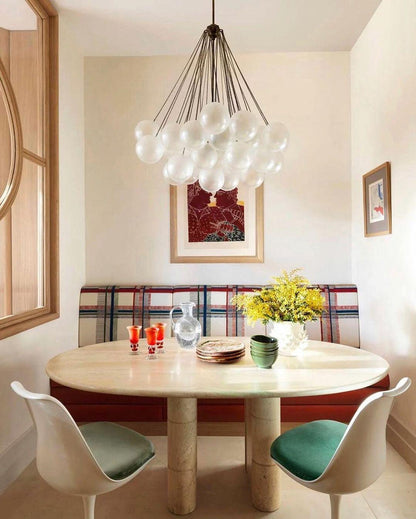 Bubble Pendant Light Multi-Globe Adjustable Ceiling Fixture Gold Black Chrome for Dining Room Living Room Foyer 19-73 Lights