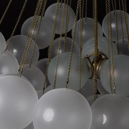 Bubble Pendant Light Multi-Globe Adjustable Ceiling Fixture Gold Black Chrome for Dining Room Living Room Foyer 19-73 Lights