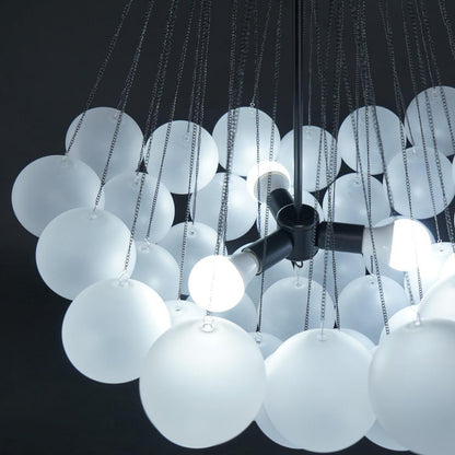 Bubble Pendant Light Multi-Globe Adjustable Ceiling Fixture Gold Black Chrome for Dining Room Living Room Foyer 19-73 Lights