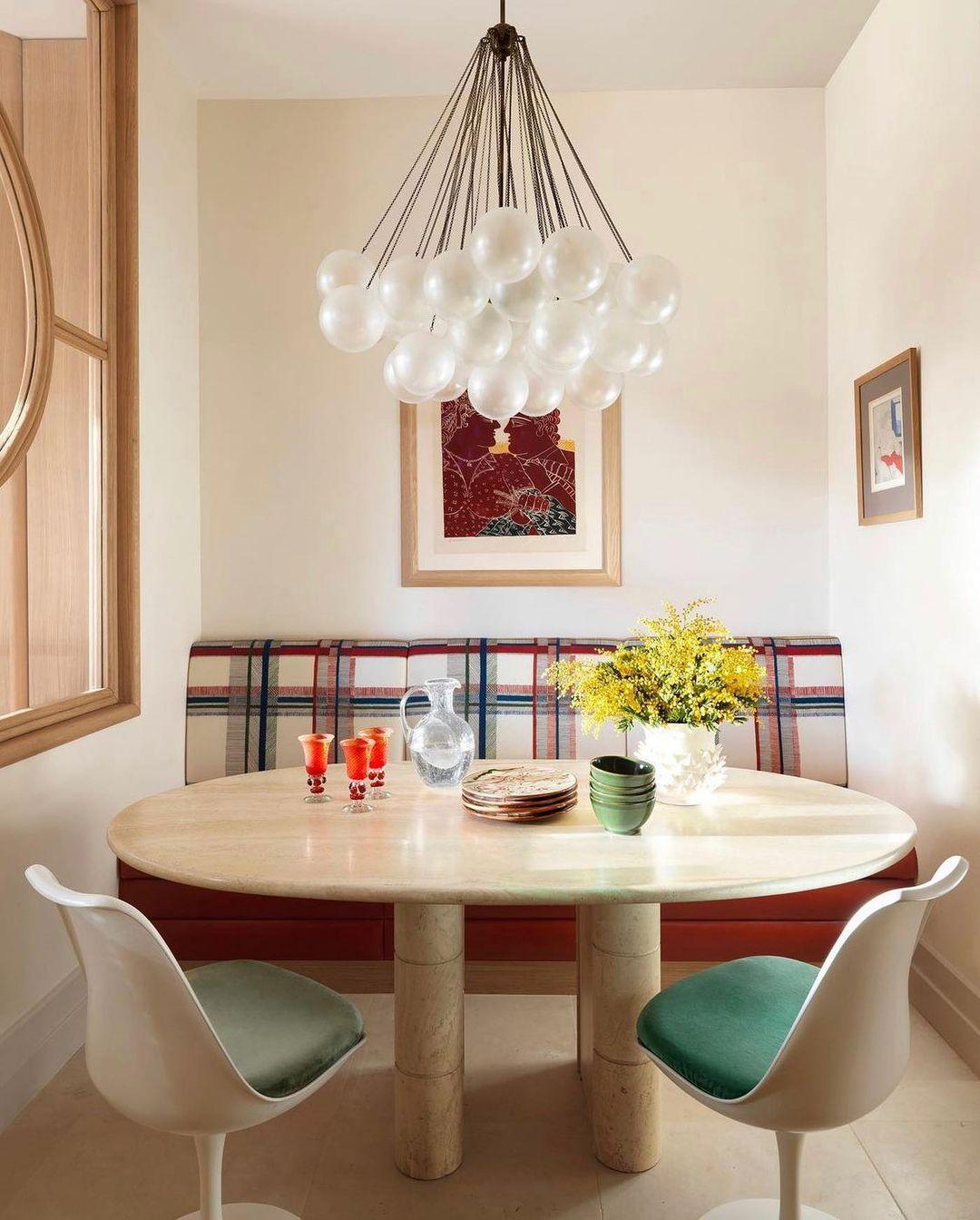 Bubble Pendant Light Multi-Globe Adjustable Ceiling Fixture Gold Black Chrome for Dining Room Living Room Foyer 19-73 Lights