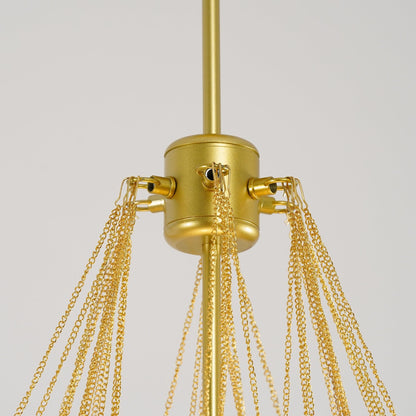 Hanging Ceiling Light Multi-Globe Frosted Glass Fixture Gold Black Chrome for Dining Room Kitchen Island Entryway Indoor Chandelier Adjustab
