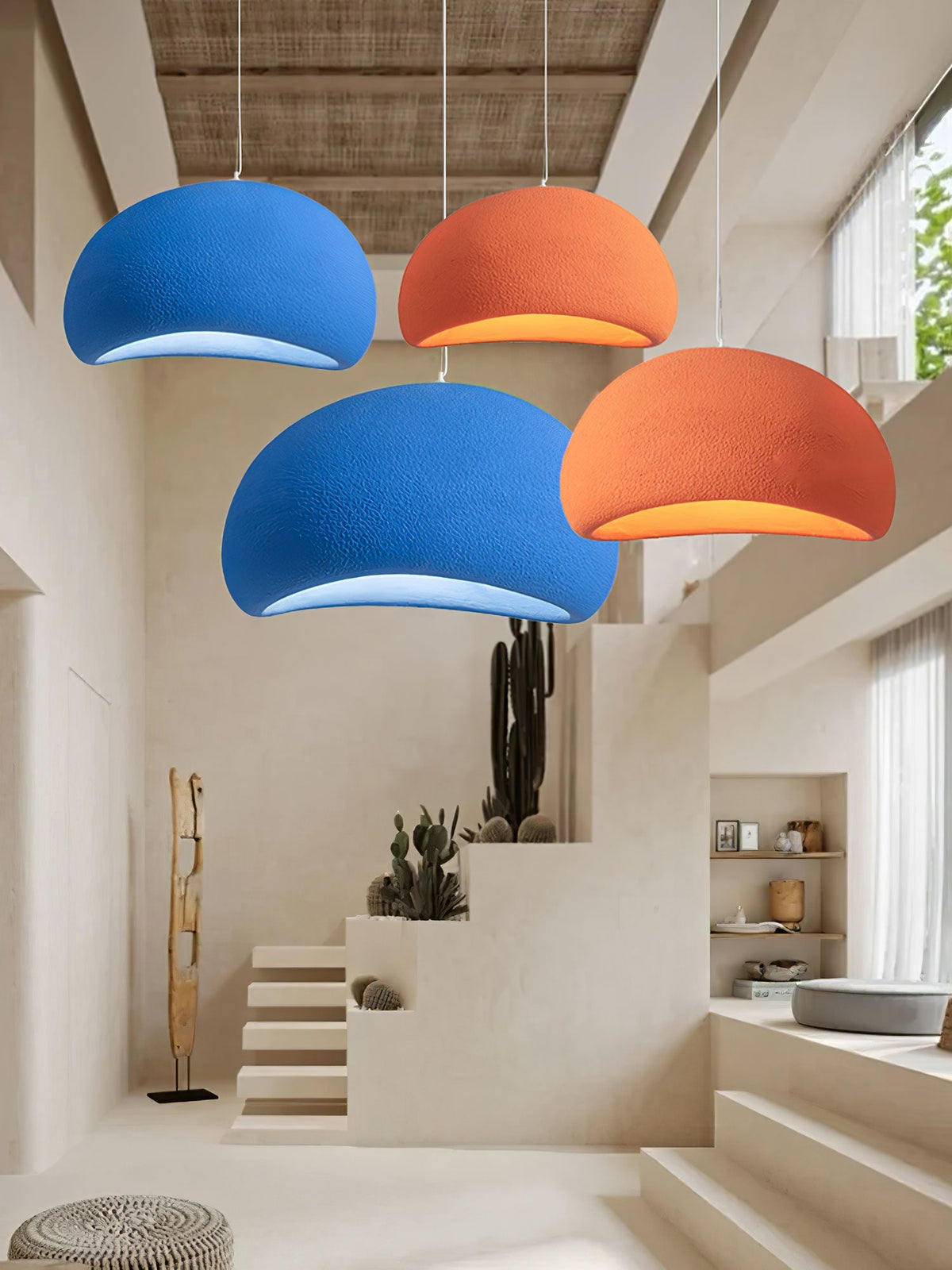 Cloud Pendant Lamp Dimmable LED Overhead Fixture Dining Room Bedroom Living Room Nursery Den Soft Glow Suspended Lighting E26 Bulb Base 12-4