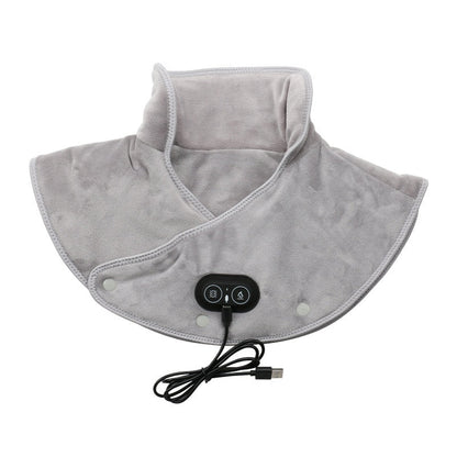 ComfortEase | Electric Neck and Shoulder Heating Pad with Vibration | Ergonomic Design for Pain Relief