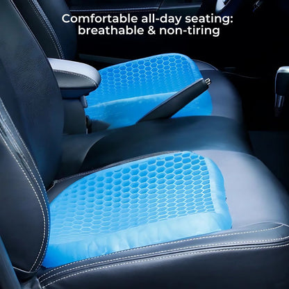Pressure-Relieving Gel Seat Cushion for Coccyx | Chair Pad for Office, Car, Wheelchair | Orthopedic Support for Lower Back