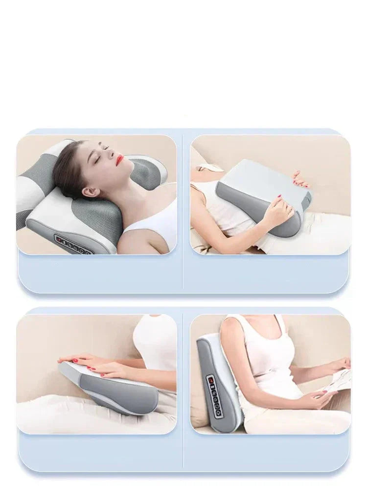 Heating Pad for Back Pain Relief, Electric Heating Pad with Adjustable Heat, Heated Massage Pad for Neck and Shoulder