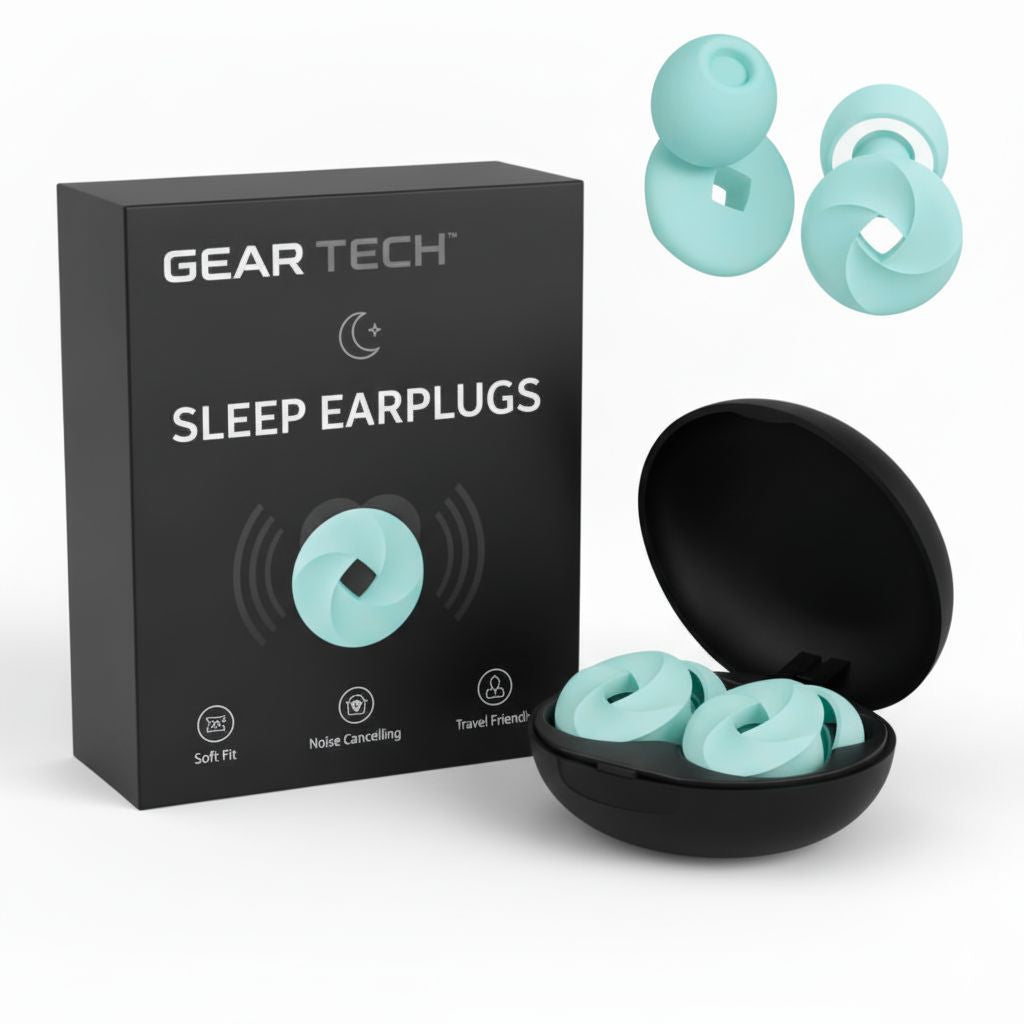 Ortekor ComfortNest | Ear Plugs for Sleep with 33 dB Noise Reduction | Soft Silicone Design for All-Night Comfort