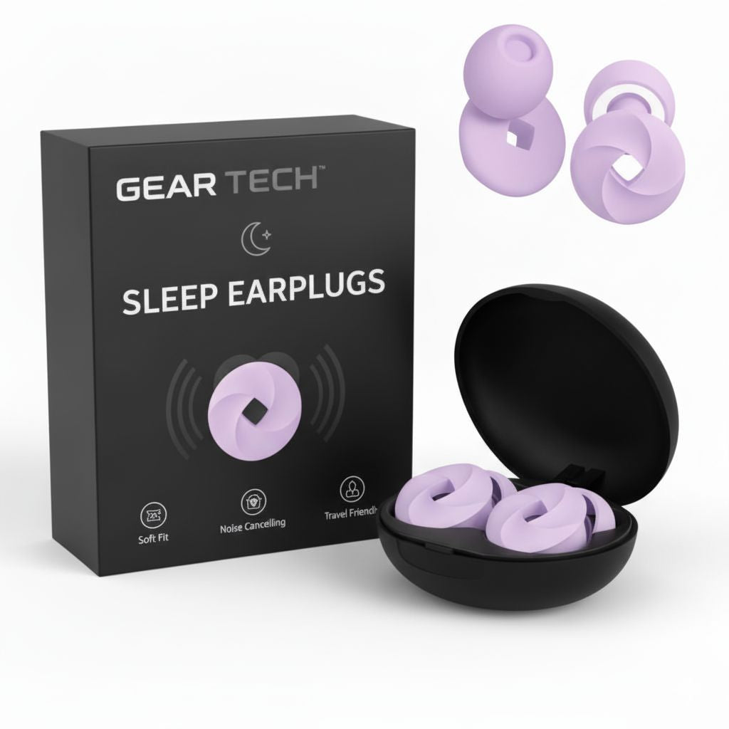 Ortekor ComfortNest | Ear Plugs for Sleep with 33 dB Noise Reduction | Soft Silicone Design for All-Night Comfort