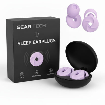 Ortekor ComfortNest | Ear Plugs for Sleep with 33 dB Noise Reduction | Soft Silicone Design for All-Night Comfort